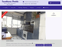 Tablet Screenshot of inmobiliariaportilla.com